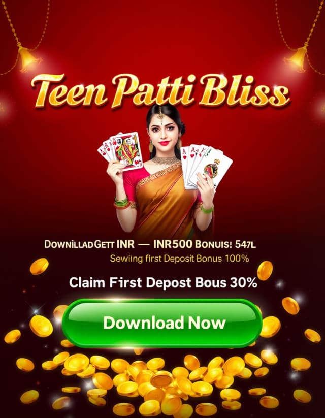 Teen Patti Bliss Apk Banner